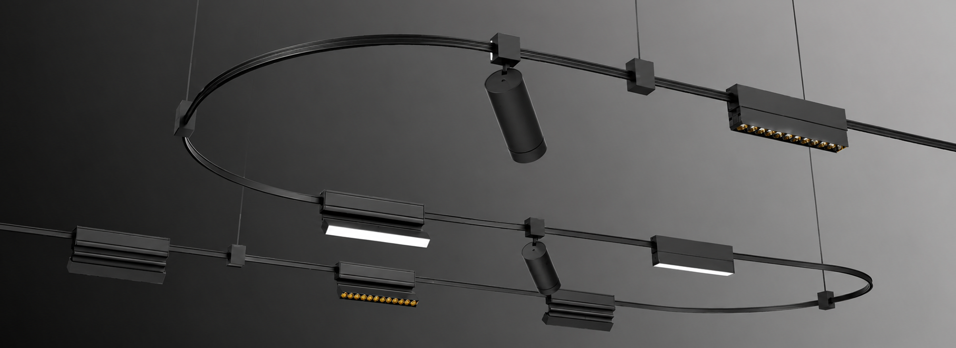 FLEXIBLE & BENDABLE MAGNETIC TRACK
